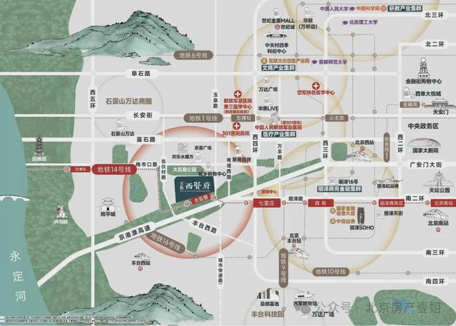 202BOB半岛4）京能·西贤府-西贤府售楼处 西四环临地铁公园住区(图2)